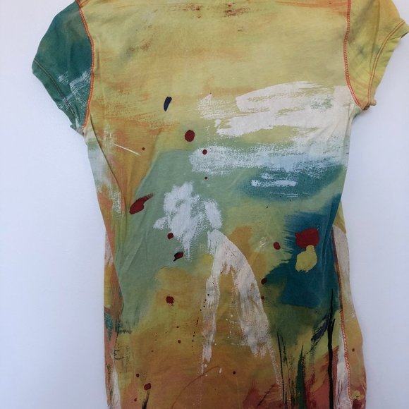 Printed Scoop Neck T-shirt - Picture 3 of 6